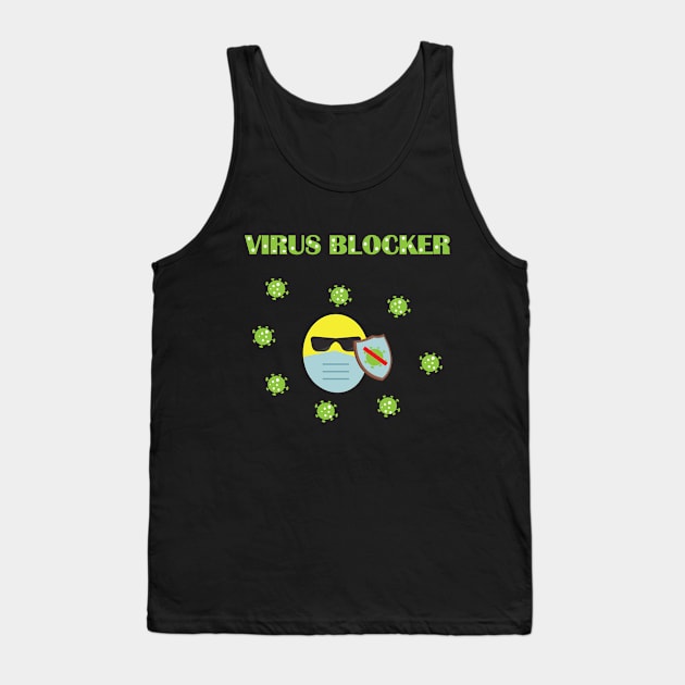 Virus Blocker Tank Top by JevLavigne